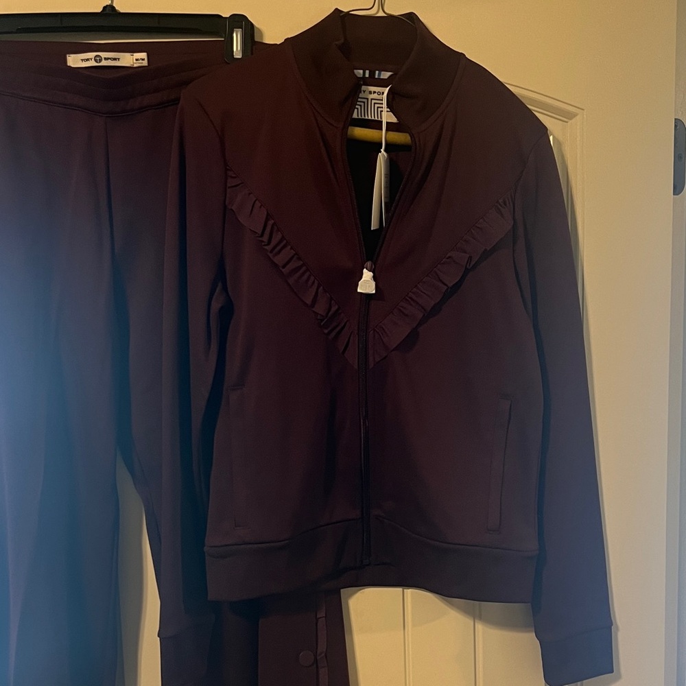 Tory Sport maroon Track Suit
